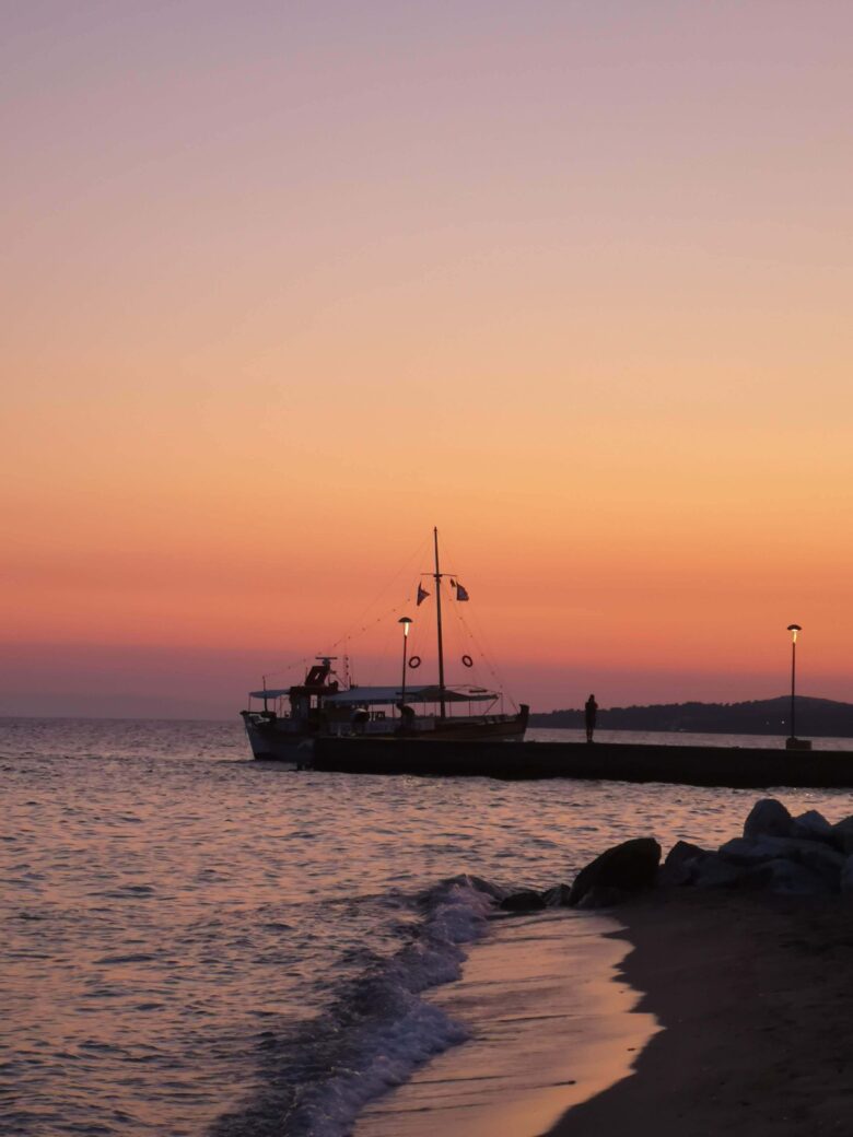 nikiti-beach-chalkidiki-sonneuntergang