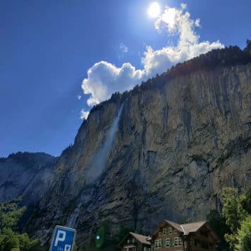 Wasserfall Wanderung von Lauterbrunnen nach Stechelberg