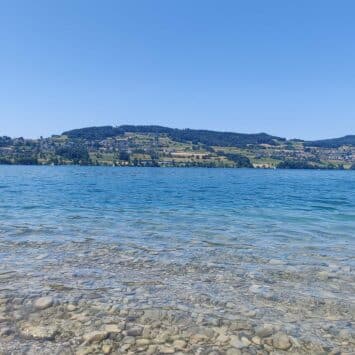 Kanutour mit bräteln auf dem Hallwilersee